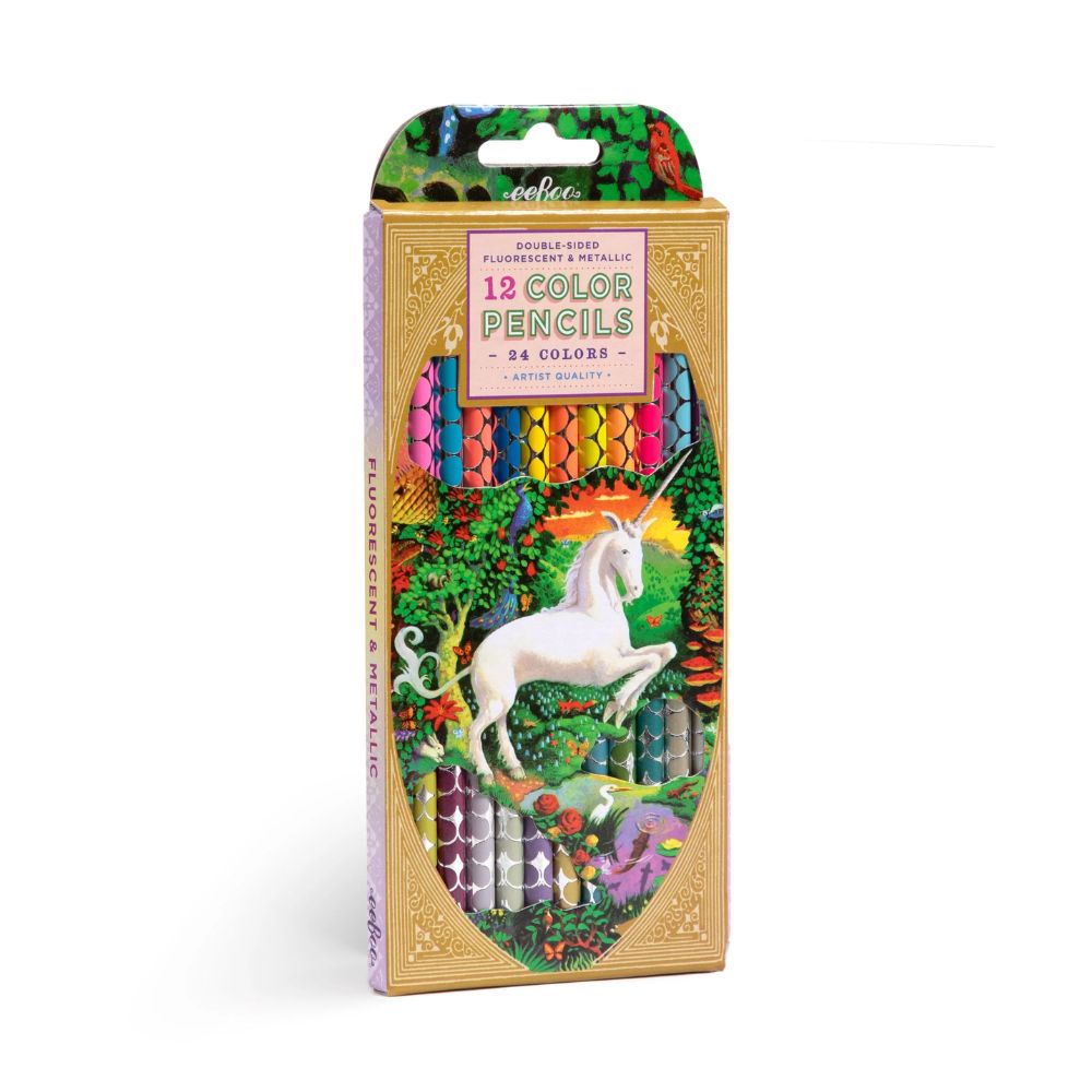 Eeboo Unicorn Garden 12 Double Special Pencils