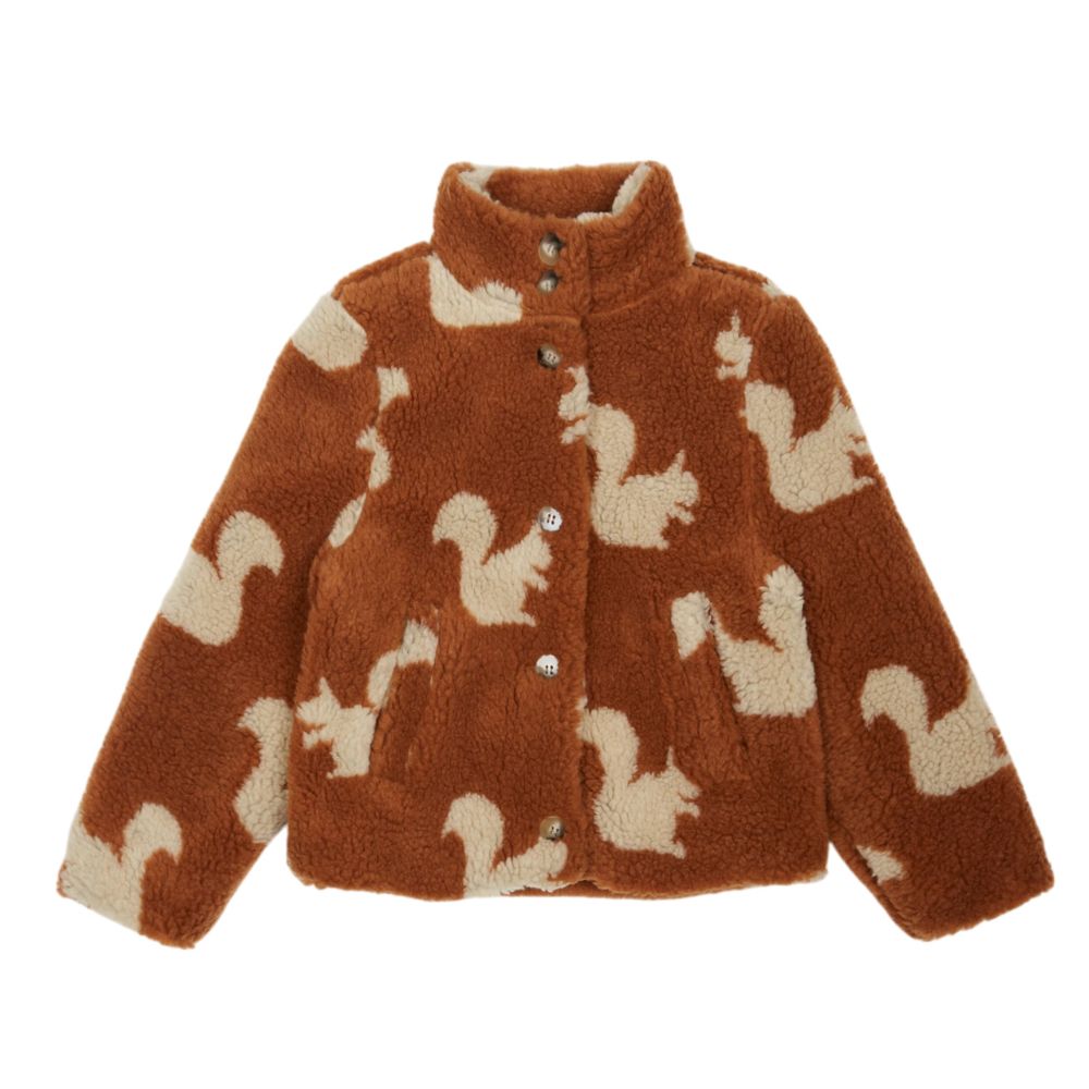 Emile & Ida Manteau Fausse Fourrure