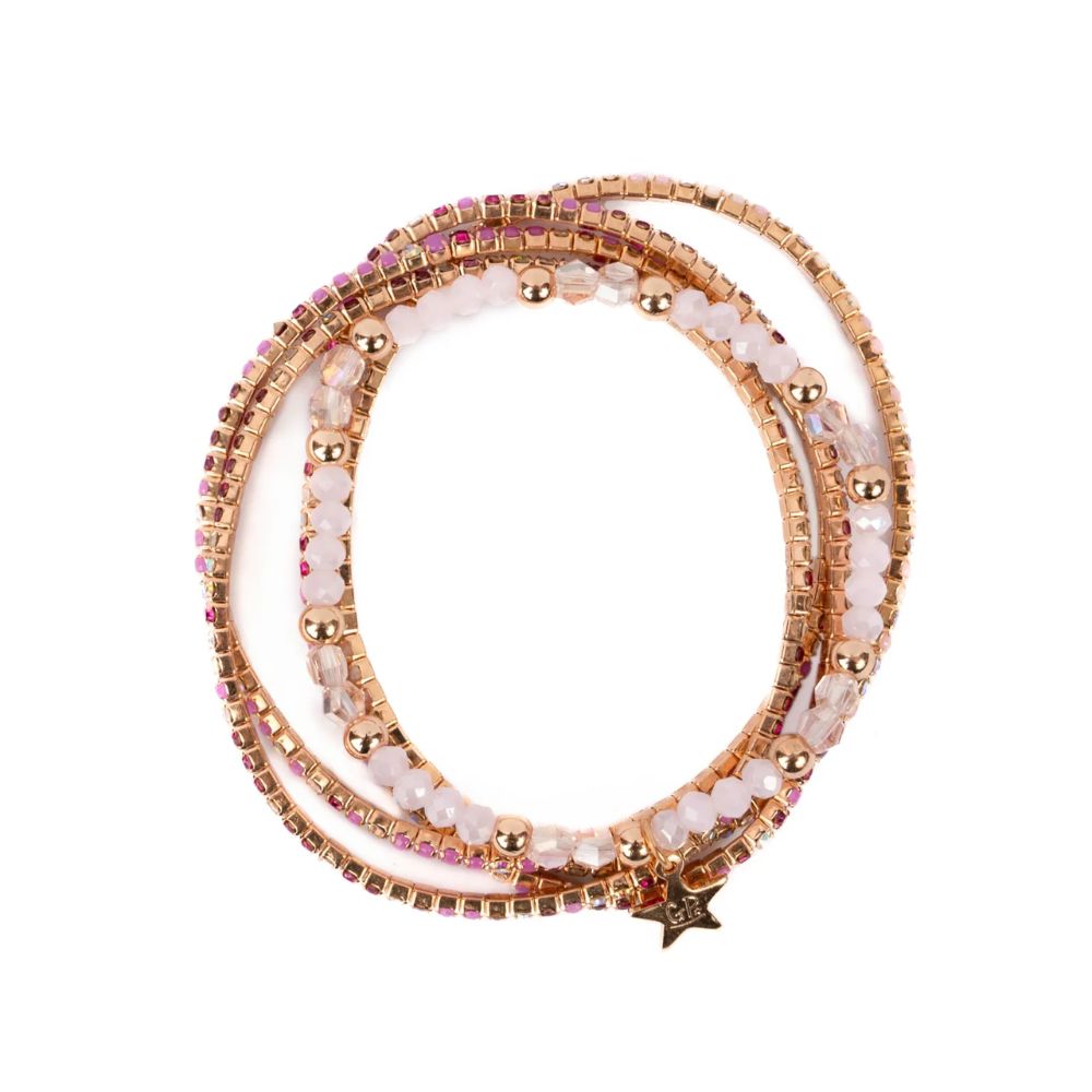 Boutique Glam Girl Bracelet Set - 4 pc
