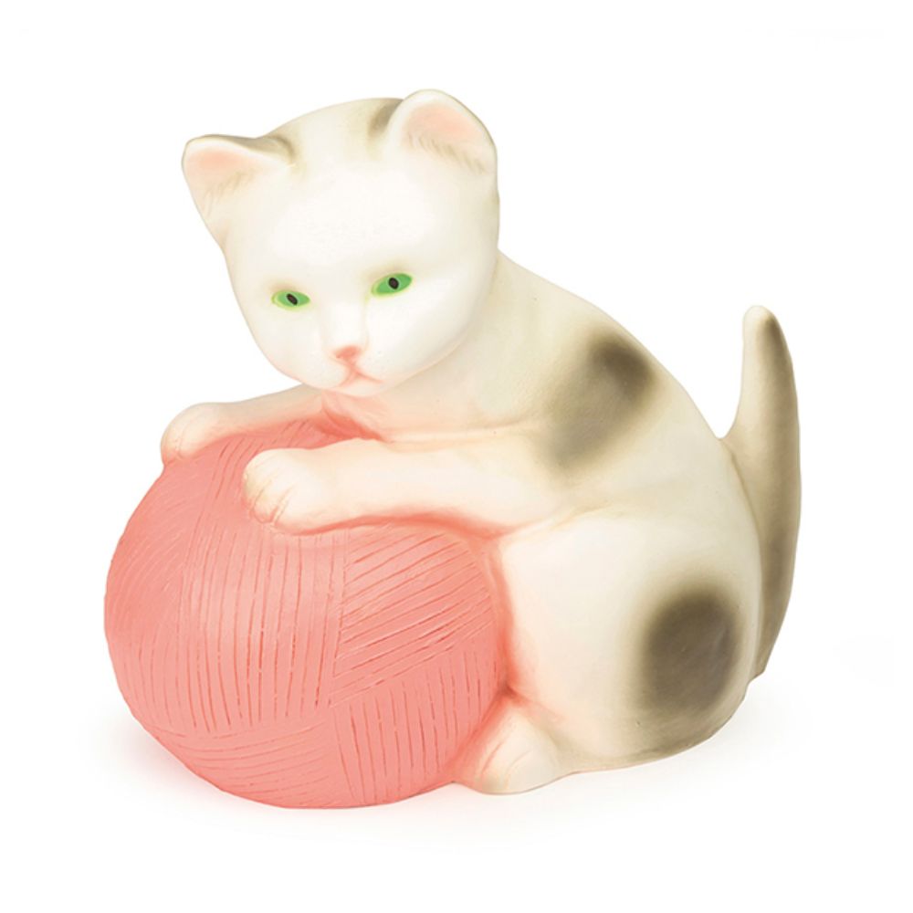 Cat With Pink Wool Lamp LED