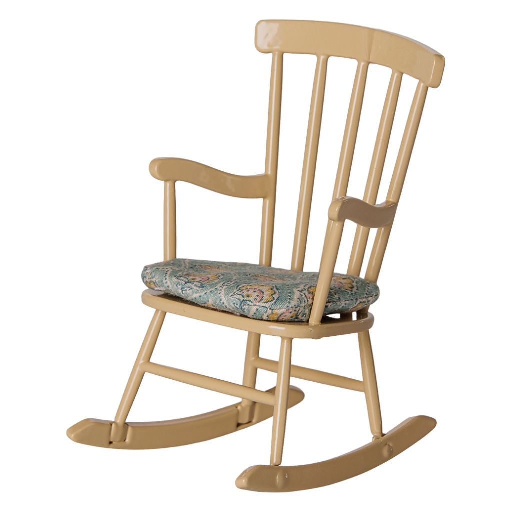 Maileg Rocking chair, Mouse - Wheat