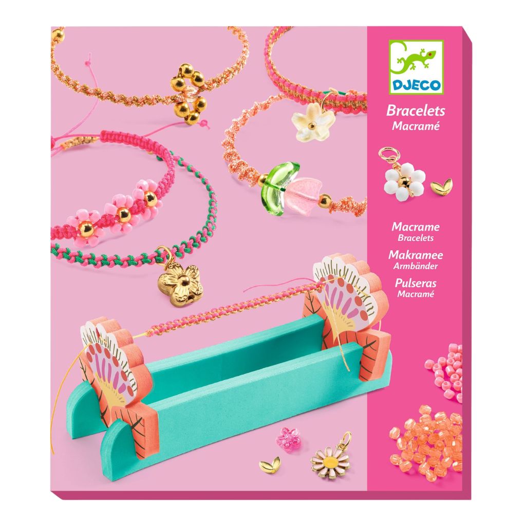Djeco Macrame / Pink bracelets