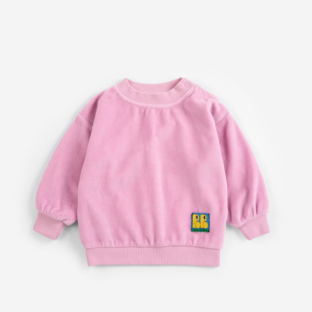 Bobo Choses Baby Bobo Choses Tag Velvet Sweatshirt