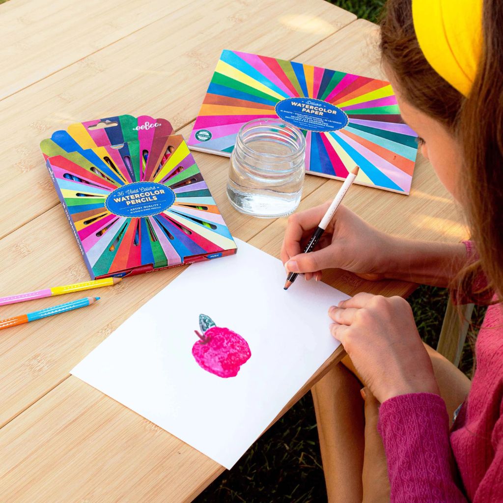 Eeboo Rainbow Watercolor Pad