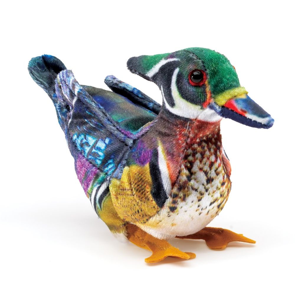 Finger Puppet- Mini Wood Duck