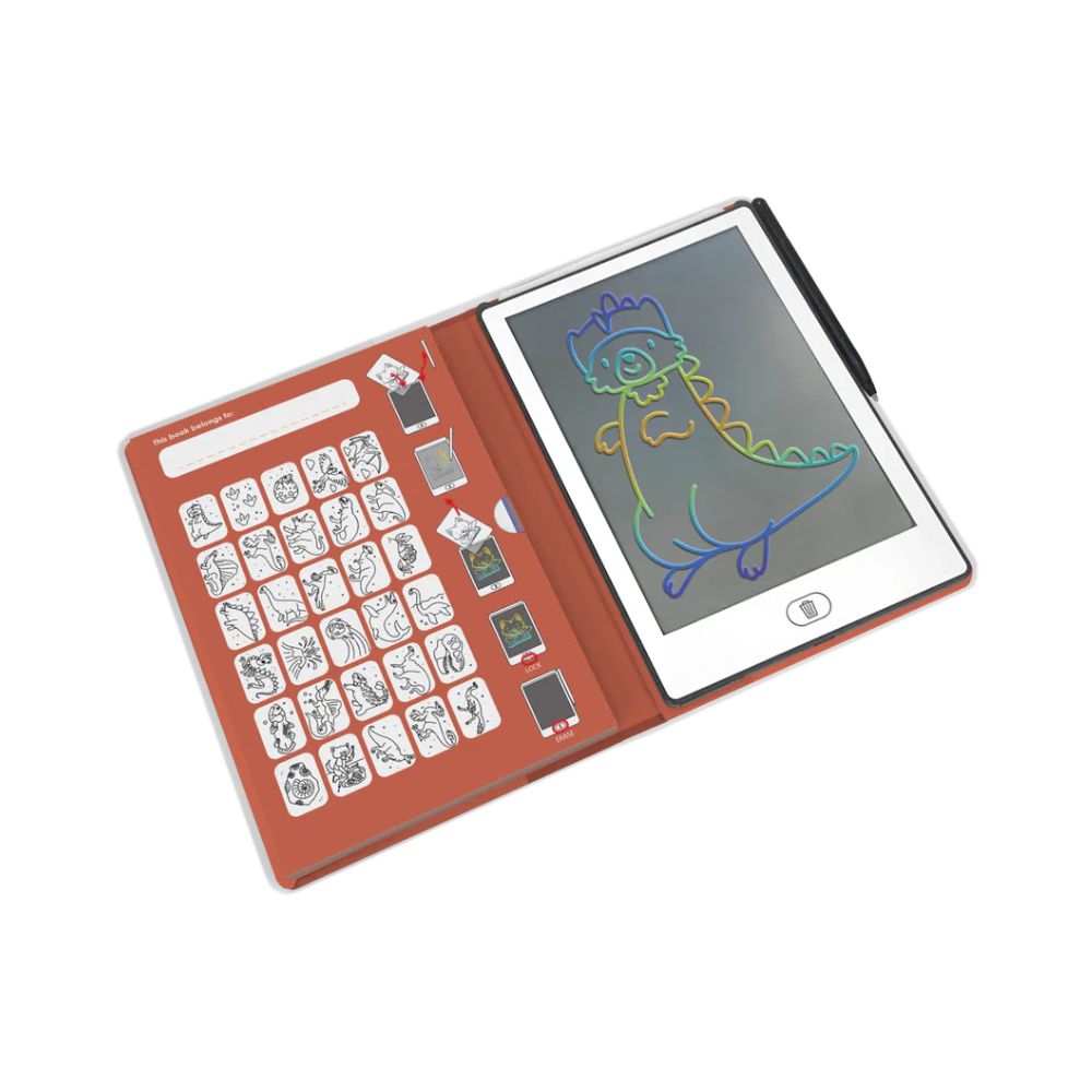 Kidydraw Mini Drawing Pad- Dinosaurs