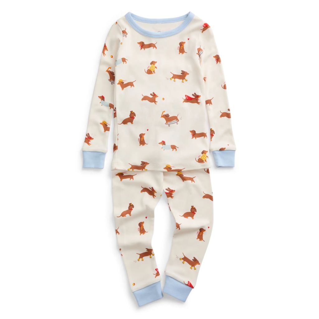 Mori Sausage Dog Pyjama Set