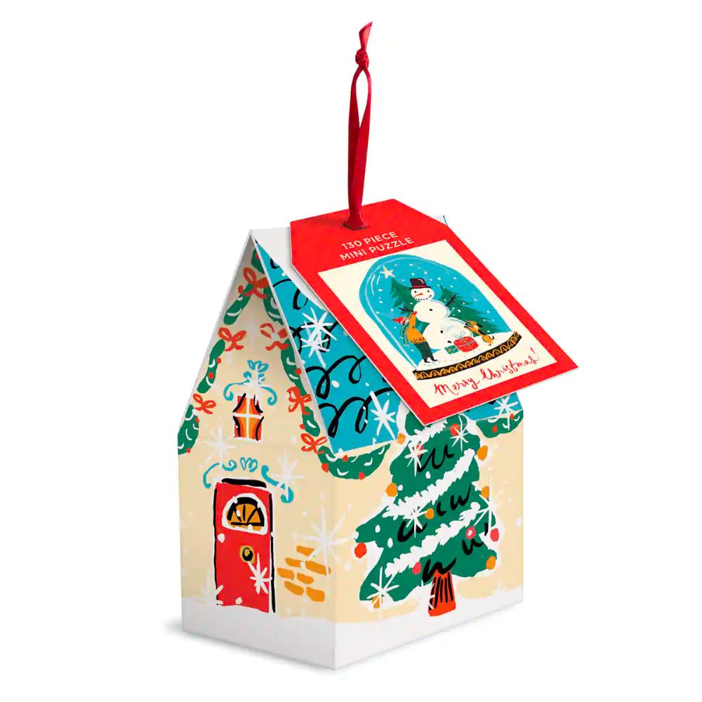 Puzzle Ornament - Snow Globe, 130 pcs