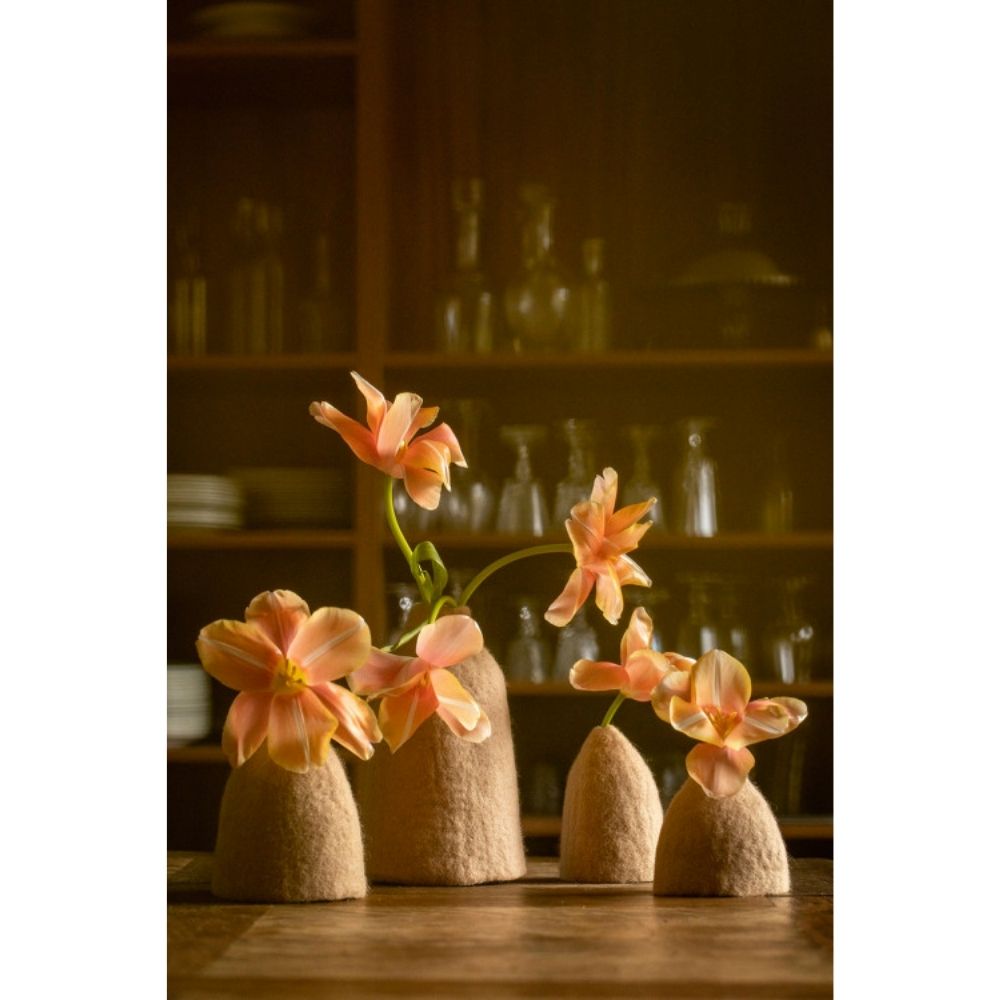 Muskhane Set of 3 Tinkerbells Vase - Nude