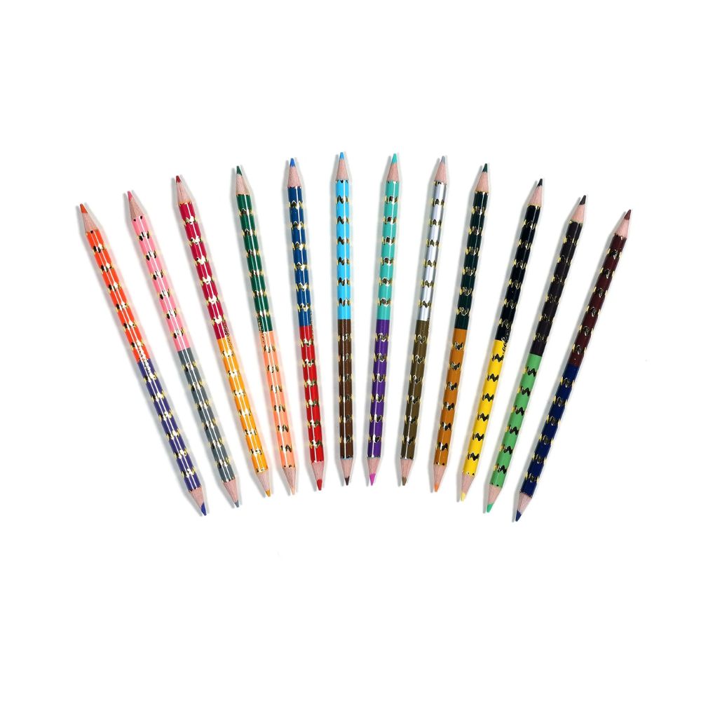 Eeboo Shark 12 Double Sided Special Pencils