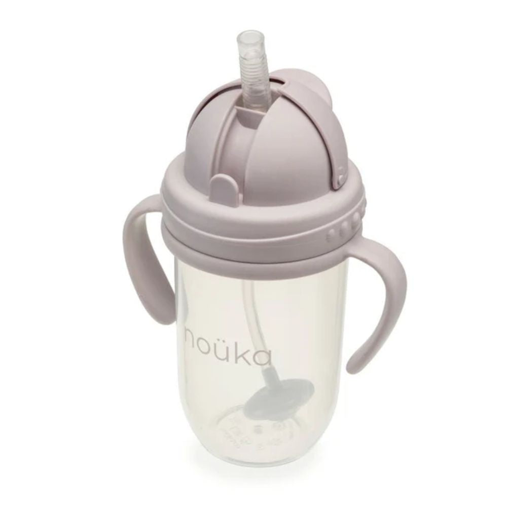 noüka Non-Spill Weighted Straw Cup 9OZ - Bloom