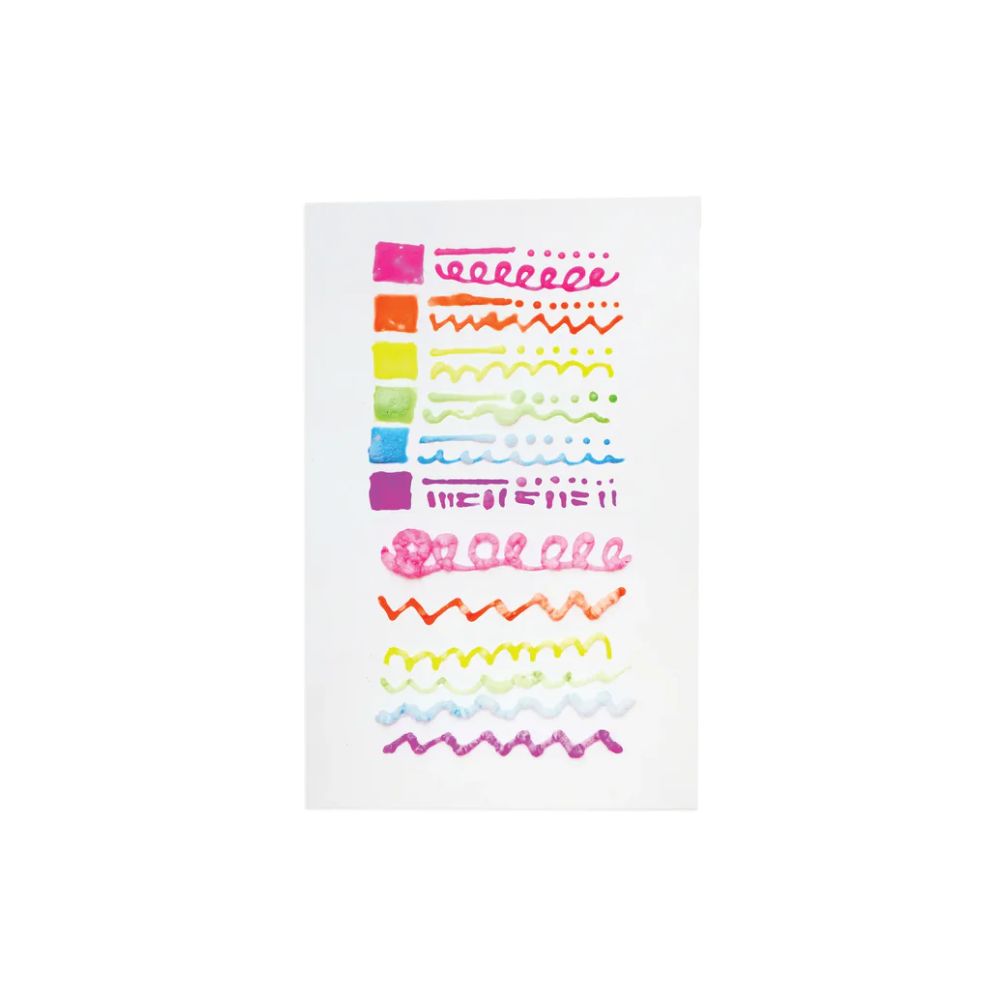 Magic Puffy Neon Pens - Set of 6
