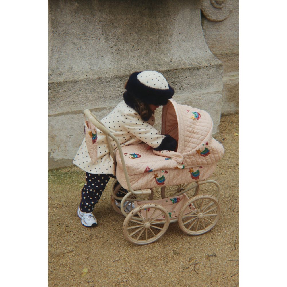 Konges Sløjd Minnie Tulle Doll Pram Rainbow Star