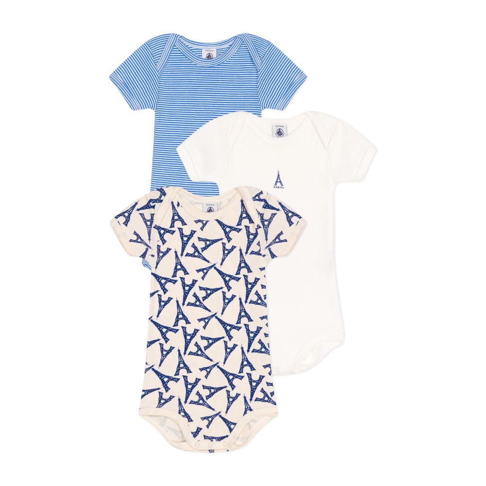 Petit Bateau SS Bodies 3pcs