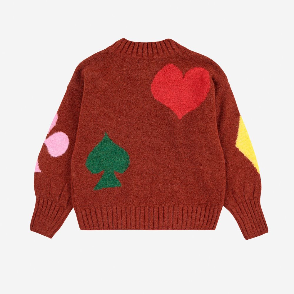 Bobo Choses Bobo Joker Jacquard turtleneck Jumper