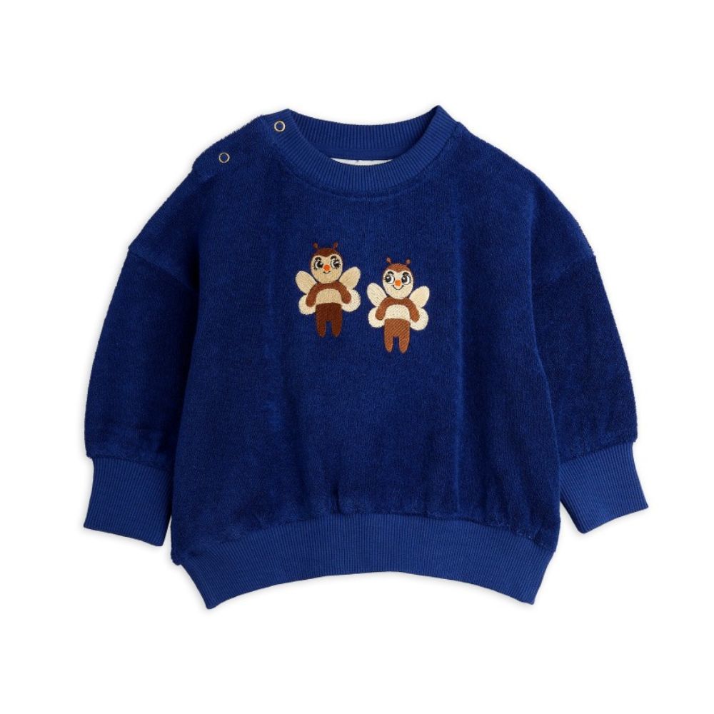 Mini Rodini Bees emb Terry Sweatshirt Baby