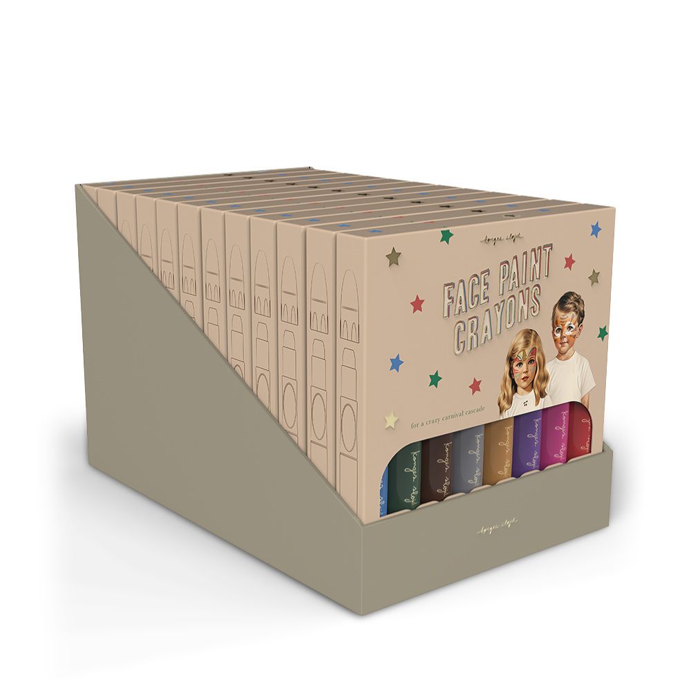 Konges Sløjd Face Paint Crayons 12pcs