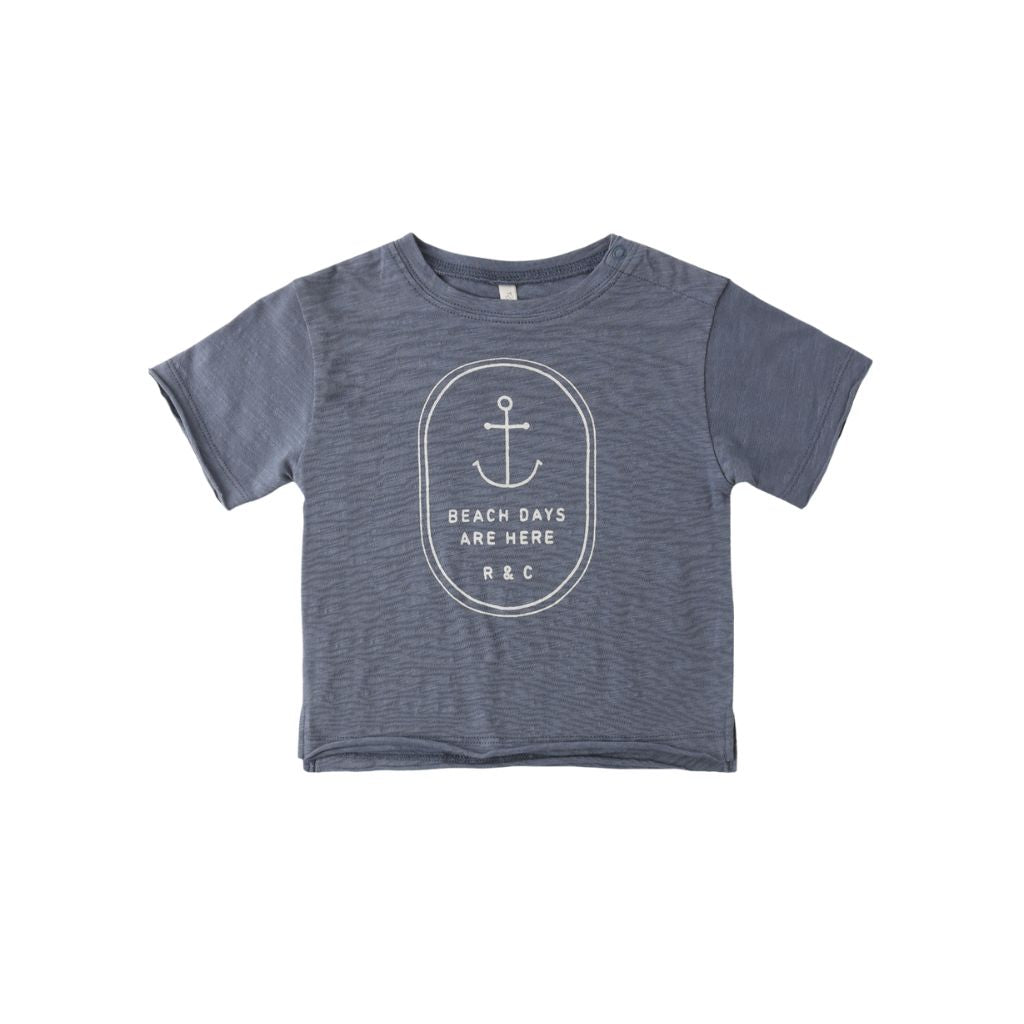 Rylee + Cru Raw Edge Tee Beach Days
