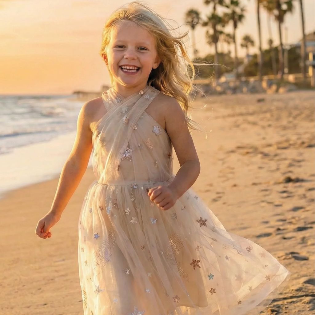 Silver & Gold Eras Dress, Size 3-4