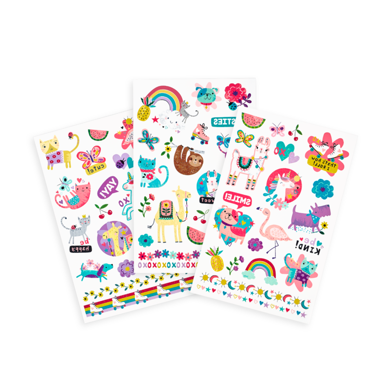 Tattoo Palooza Temporary Tattoos - Funtastic Friends