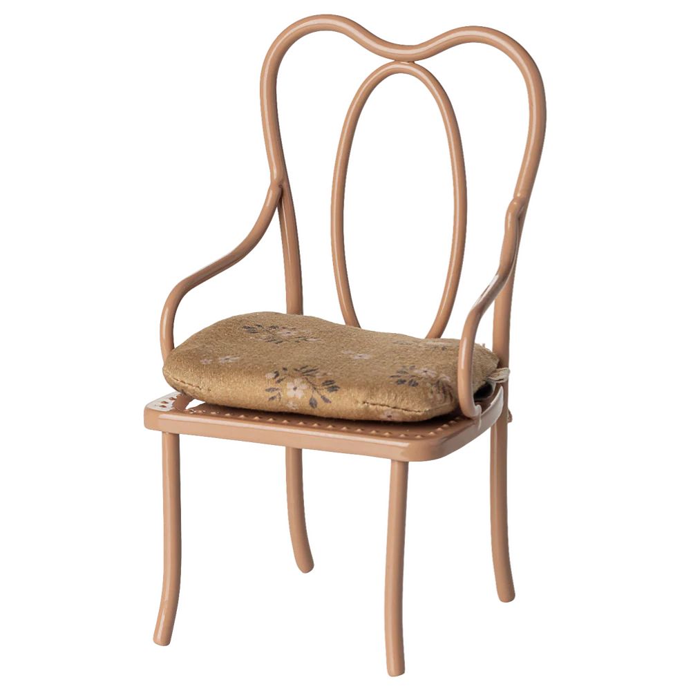 Maileg Vintage chair, Mini - Dark powder