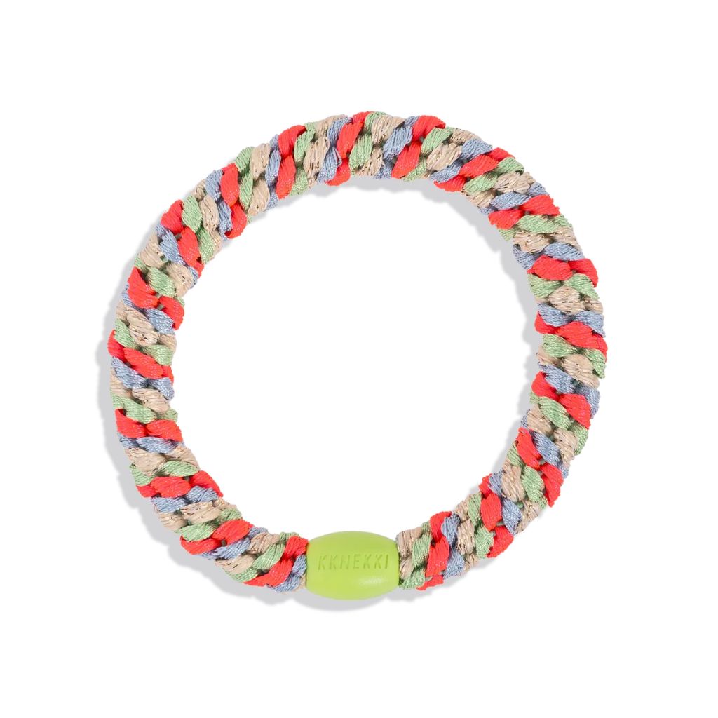 Kknekki Original Hair Tie Mix Grass Green Pink Neon