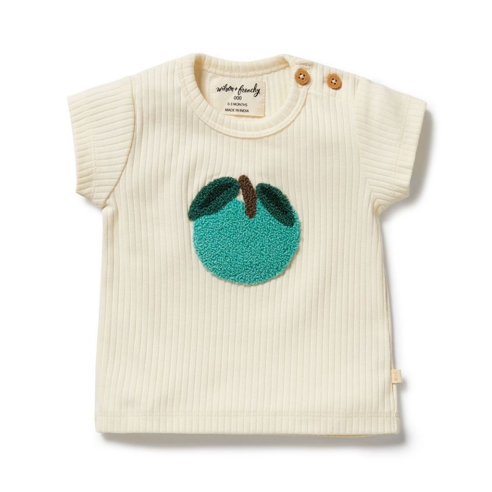 Wilson & Frenchy Embroidered Organic Tee