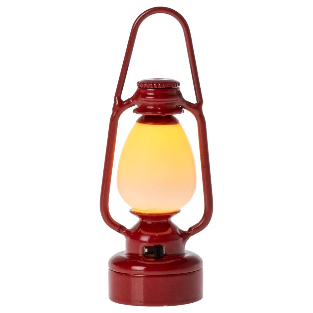 Maileg Vintage lantern, Mouse - Red