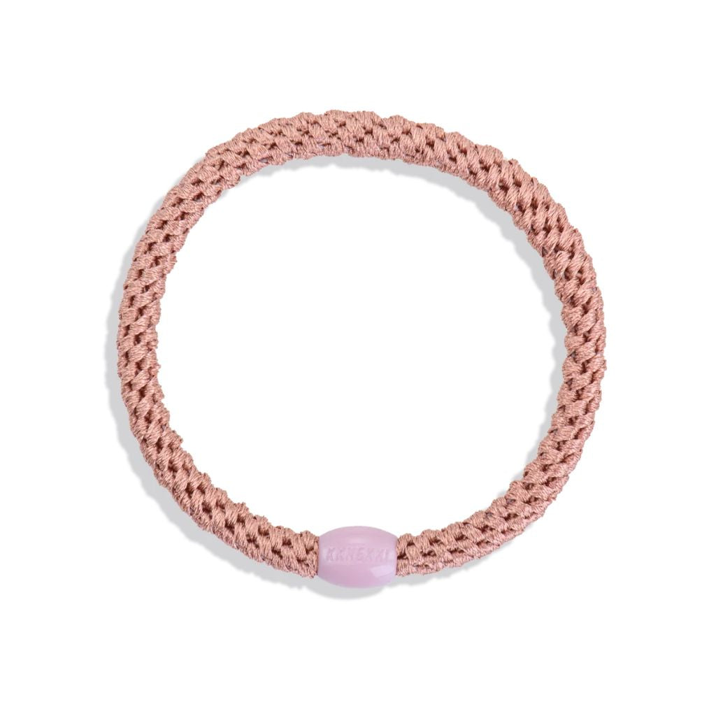 Kknekki Slim Hair Tie Peach Coral