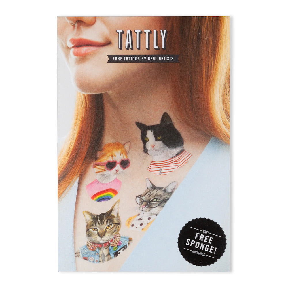 Tattly Cat Club Set