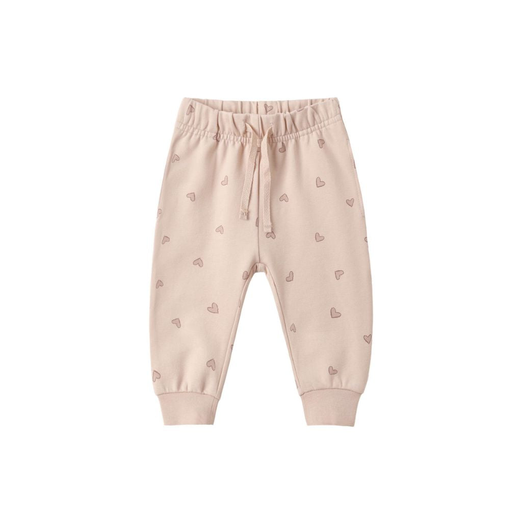Quincy Mae Relaxed Sweatpant Hearts