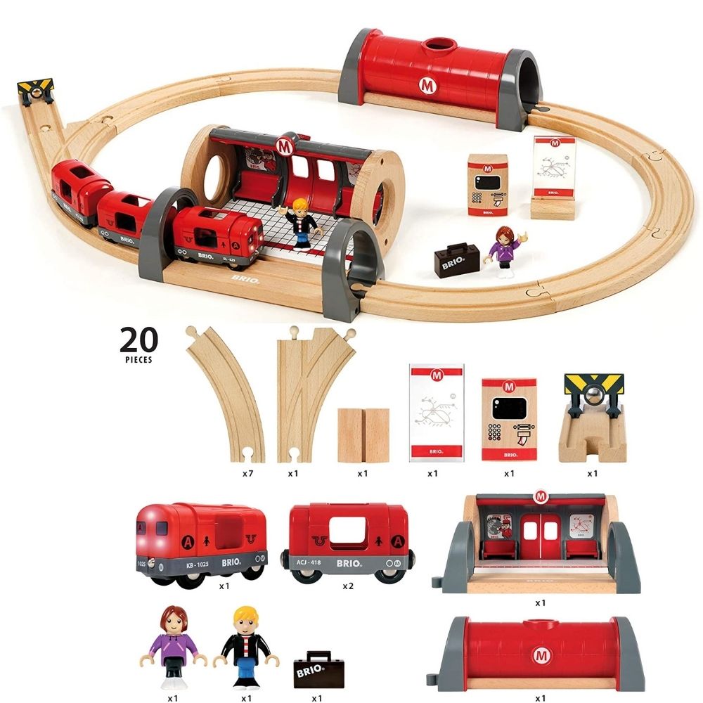 Brio Metro Railway Set