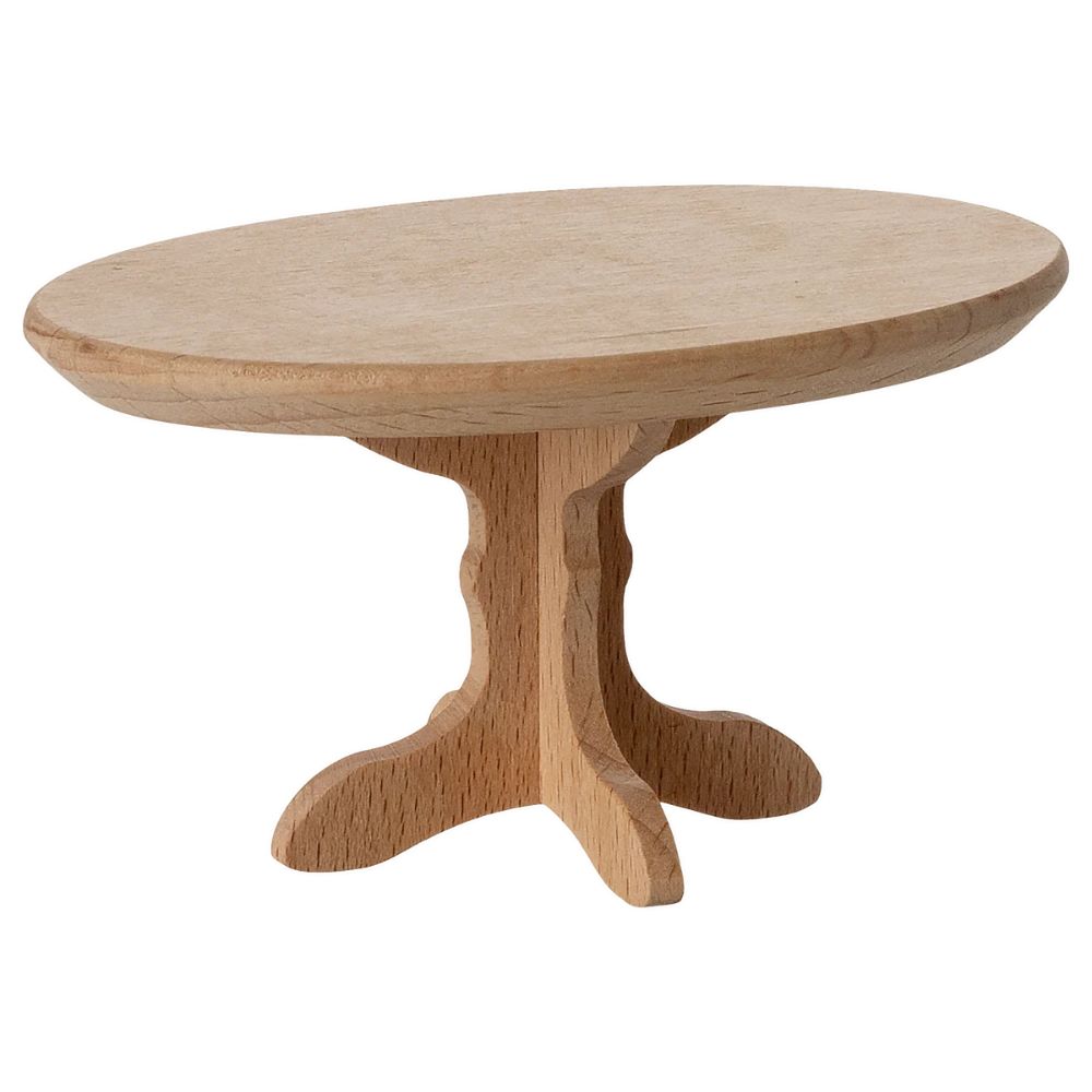 Maileg Oval Coffee Table, Mouse - Nature