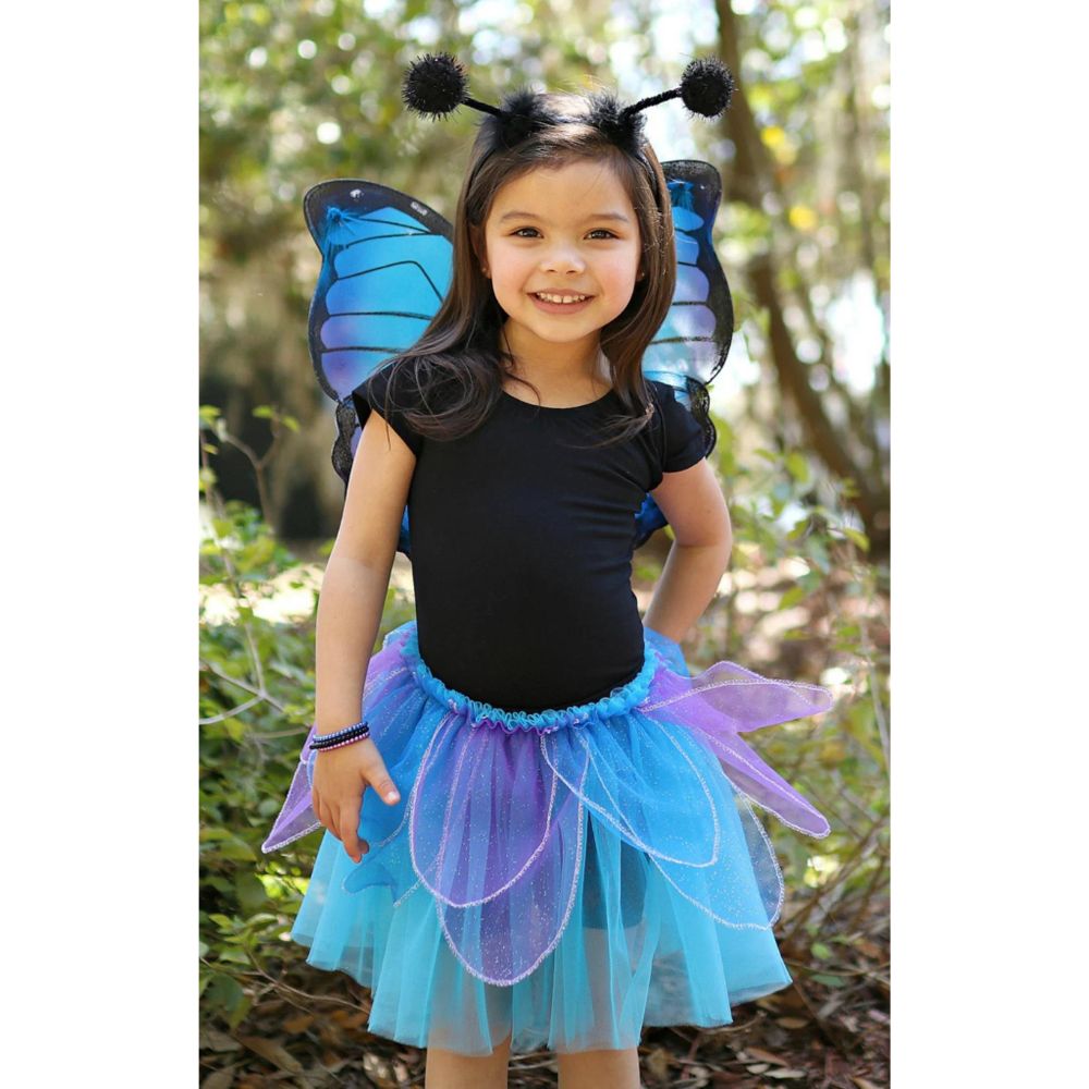 Midnight Butterfly Tutu With Wings & HB, Size 4-6