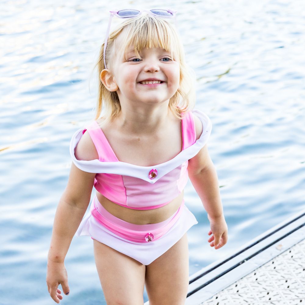 Sleeping Cutie Swim Suit, Two-Piece, Size 3-4