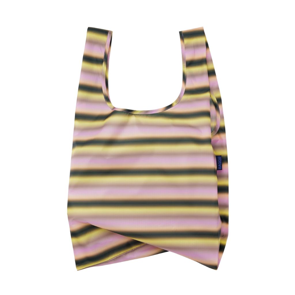 BAGGU Standard - Gradient Stripe Pink & Yellow