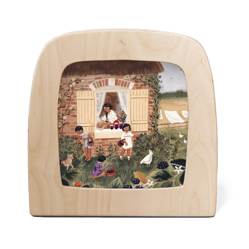 Silhouette Only - Robin Pieterse - Bramblepatch Cottage Silhouette for Toverlux Lamp