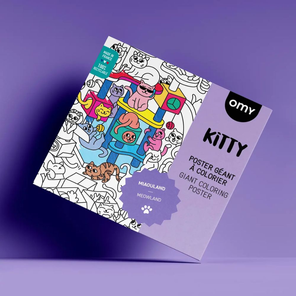 Omy Giant Poster-Kitty