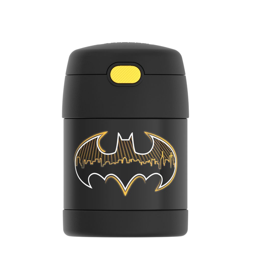 Thermos 290ml FUNtainer Food Jar w/ Plastic Folding Spoon Batman