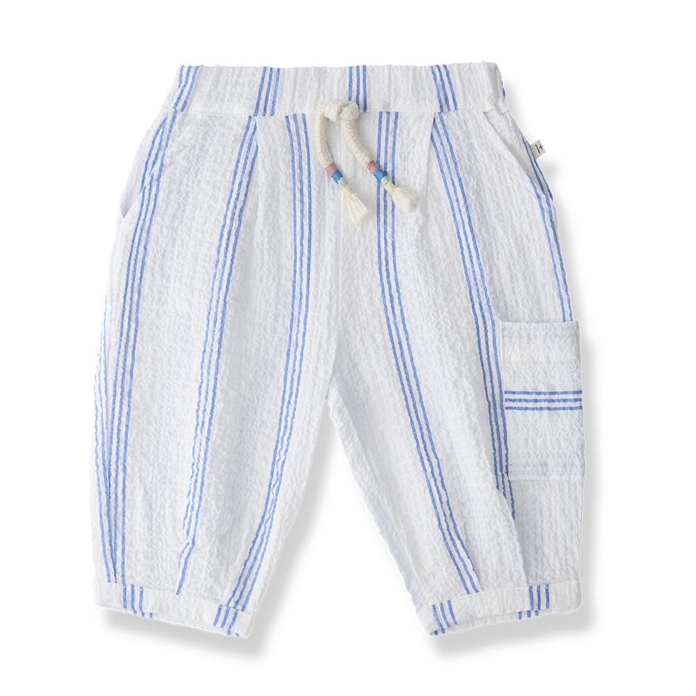1 + in the Family CAPRAS Seersucker Trouser