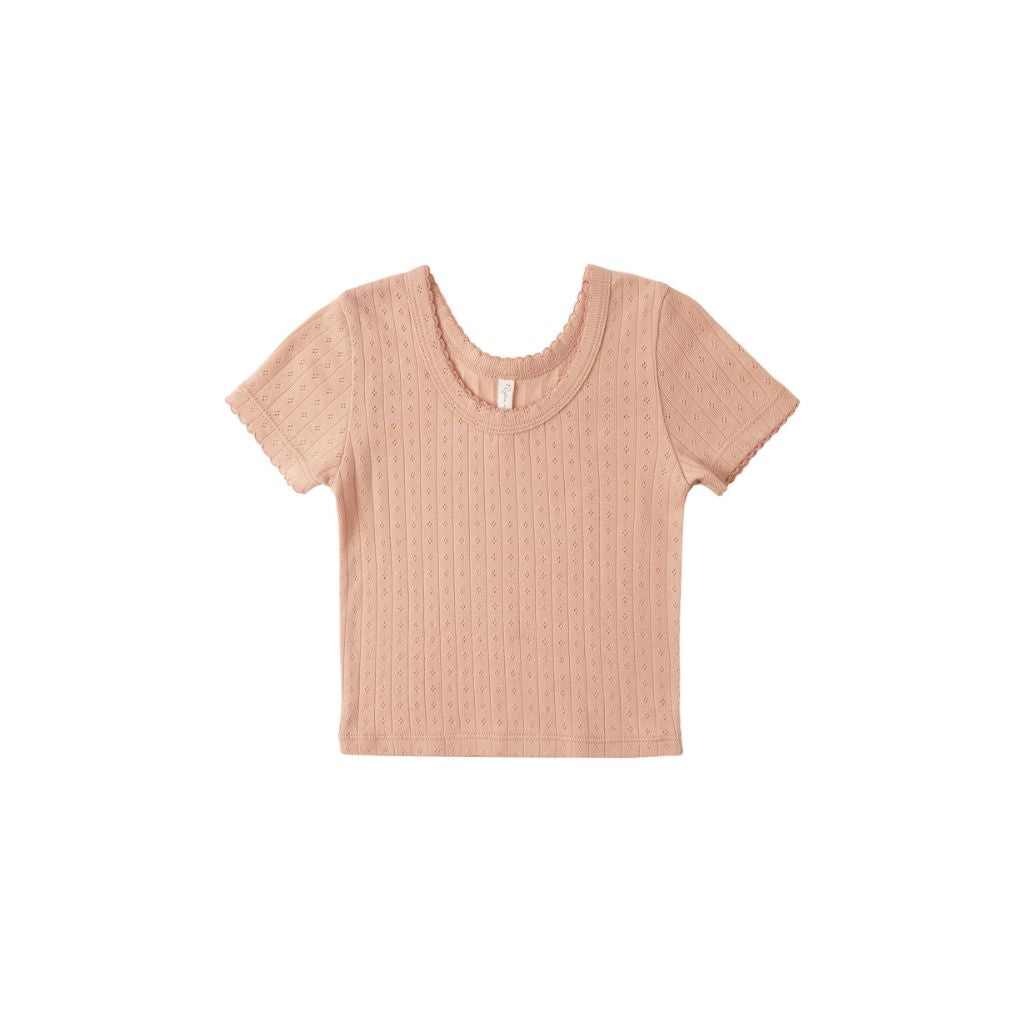 Rylee + Cru Pointelle Tee M