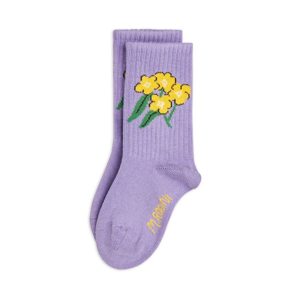 Mini Rodini Alpine Flowers sock