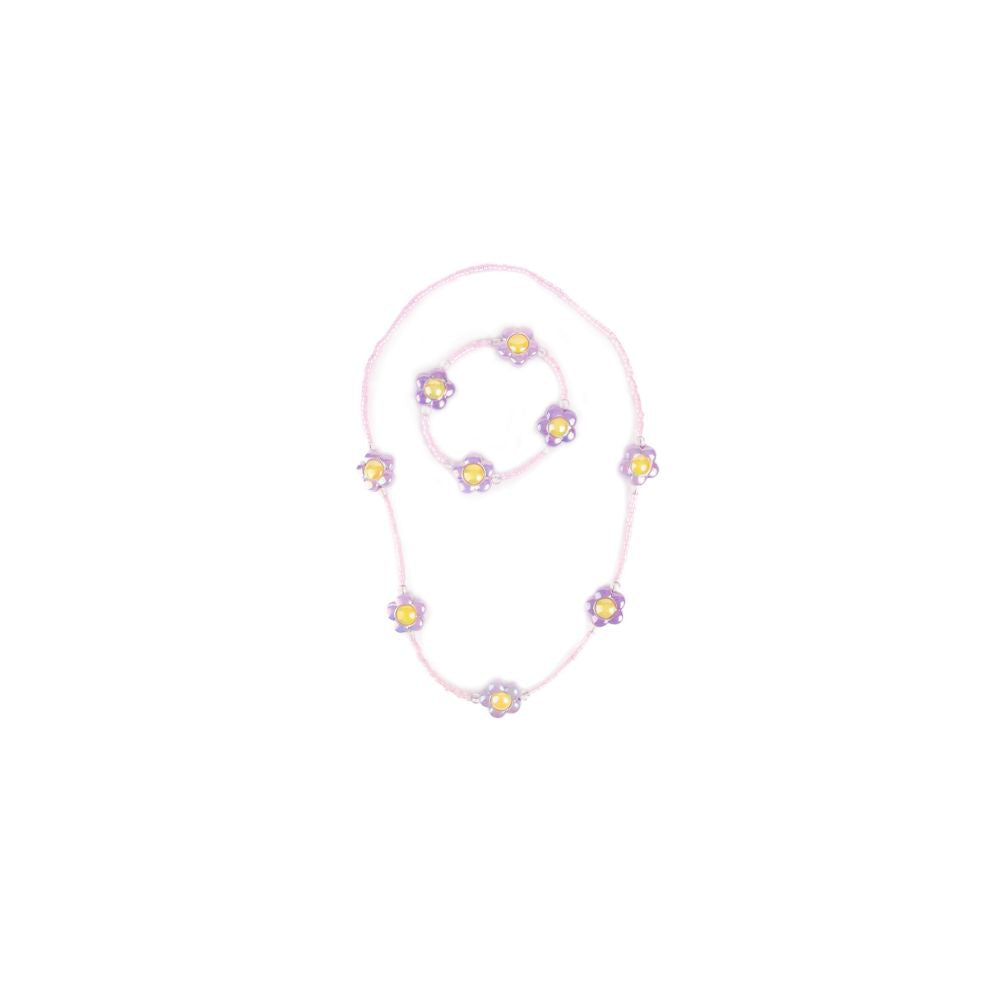 Crazy for Daisies Necklace & Bracelet Set, 2pc