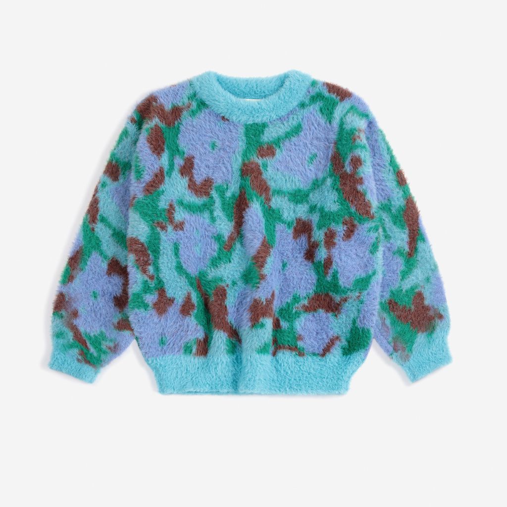 Bobo Choses Watercolor All Over Jacquard Jumper
