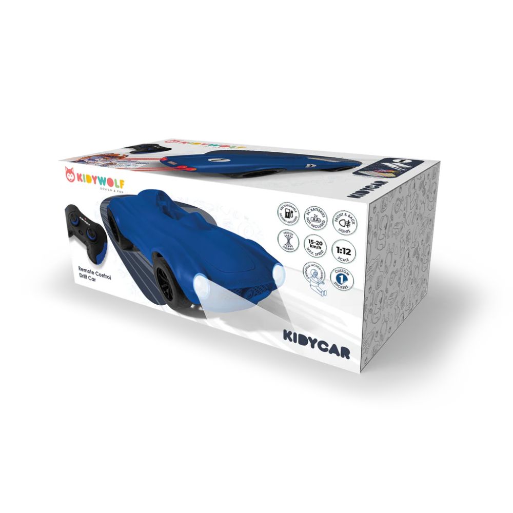 Kidycar Remote Control Car Blue