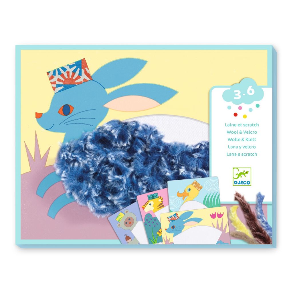 Djeco Wool & Velcro - With hats