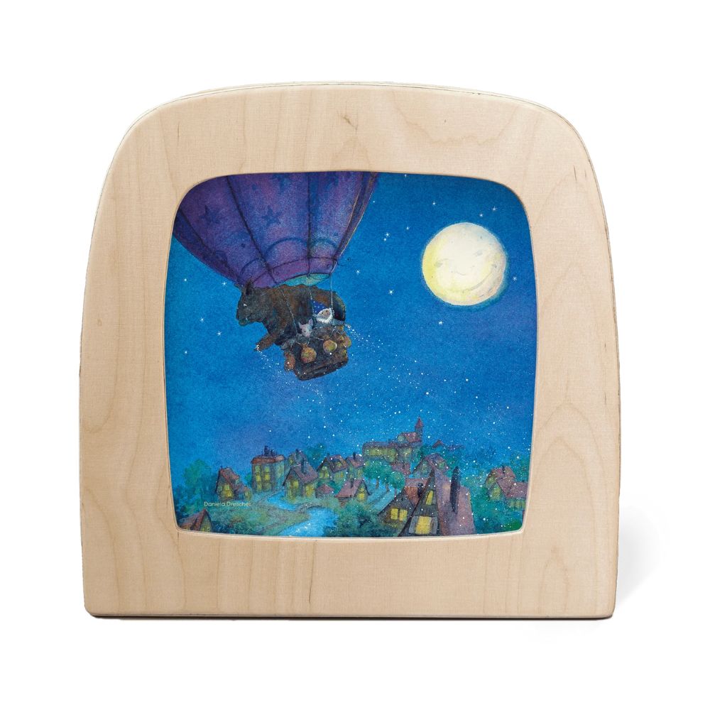 Silhouette Only - Goodnight Sandman - Air Balloon Silhouette for Toverlux Lamp