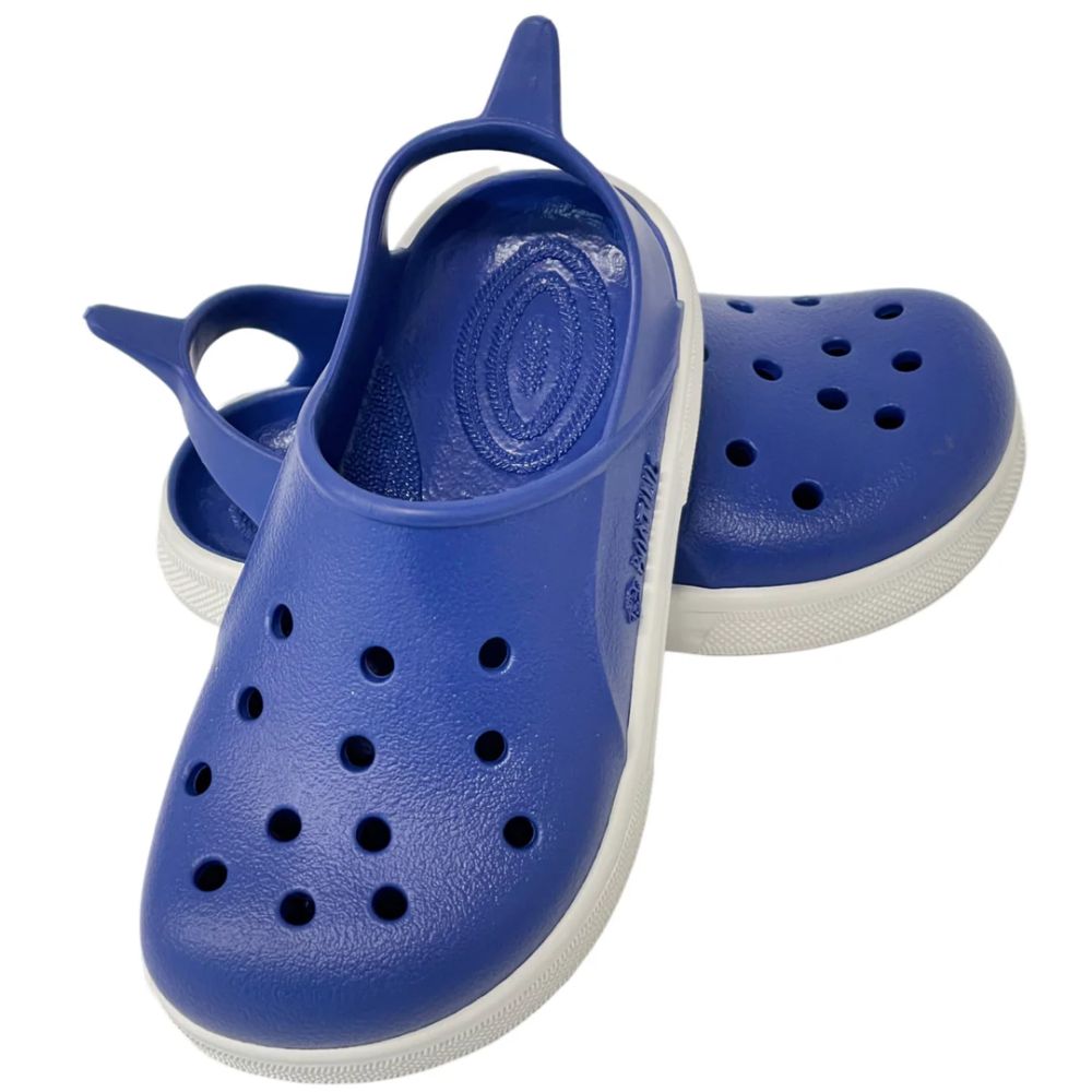 Boatilus Cloggy Sandals Cobalt/White