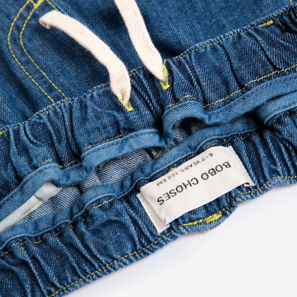 Bobo Choses Taxi Saurus Tag Denim Pants
