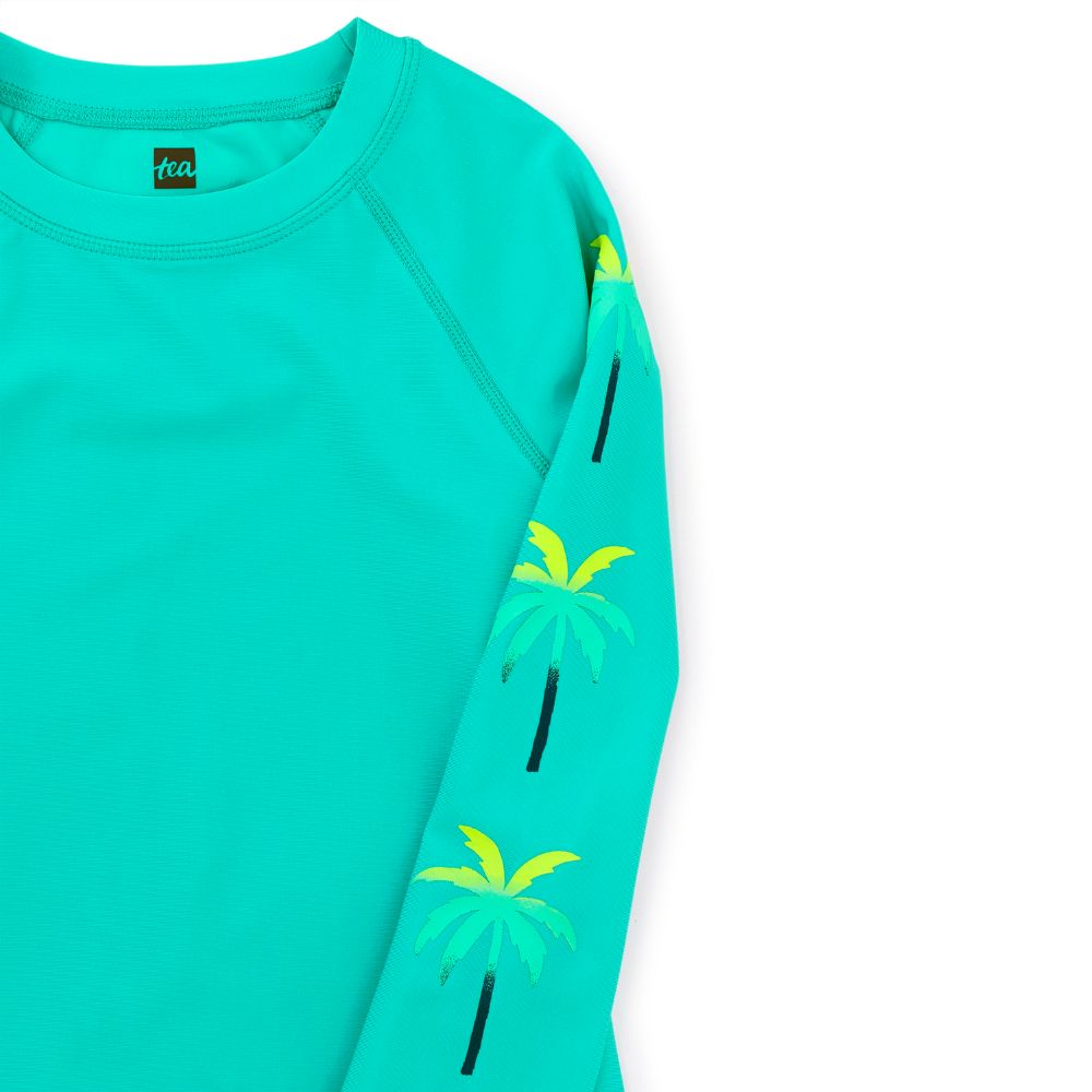 Tea Palm Sleeve Rash Guard